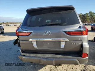 2017 Lexus LX with VIN JTJHY7AX3H4228219, listed as a Copart auction lot 84943634 with 94,413 mi miles and Salvage Title. Bid and sale history available at carsss.com. Image 6.