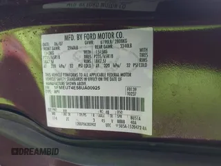 2008 Ford Explorer Eddie Bauer с VIN 1FMEU74E58UA00925, выставлен на аукционе IAAI как лот 42188683 с пробегом 208 692 миль миль и . История ставок и продаж доступна на DreamBid. Изображение 9.