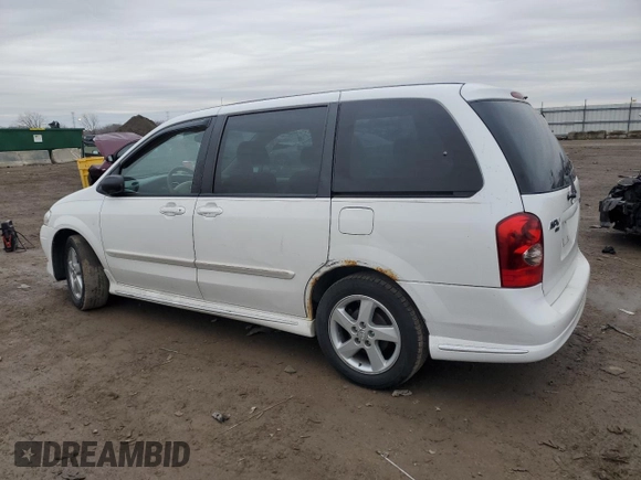 2003 Mazda MPV LX z VIN JM3LW28J030367920, wystawiony jako Copart lot #86122524 z przebiegiem 190 138 mil mil oraz Szkoda całkowita • Salvage title. Historia ofert i sprzedaży dostępna na DreamBid. Obrazek 2.