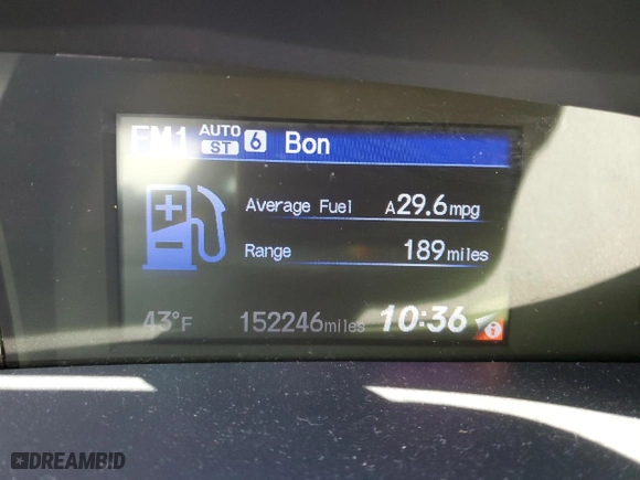 2013 Honda Civic Sdn LX with VIN 19XFB2F57DE010895, listed as a Copart auction lot 49574075 with 152,246 mi miles and Salvage Title. Bid and sale history available at carsss.com. Image 9.