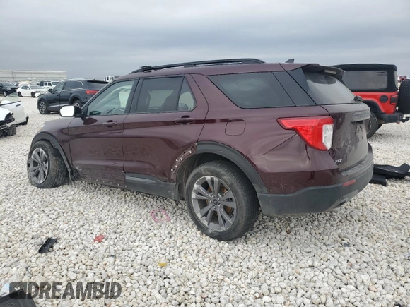 2022 Ford Explorer XLT with VIN 1FMSK7DH6NGA63920, listed as a Copart auction lot 87183954 with 30,619 mi miles and Salvage Title. Bid and sale history available at carsss.com. Image 2.