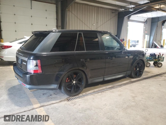 2013 Land Rover Range Rover Sport SC with VIN SALSH2E43DA776334, listed as a Copart auction lot 56938245 with Not provided miles and Salvage title. Bid and sale history available at DreamBid. Image 3.