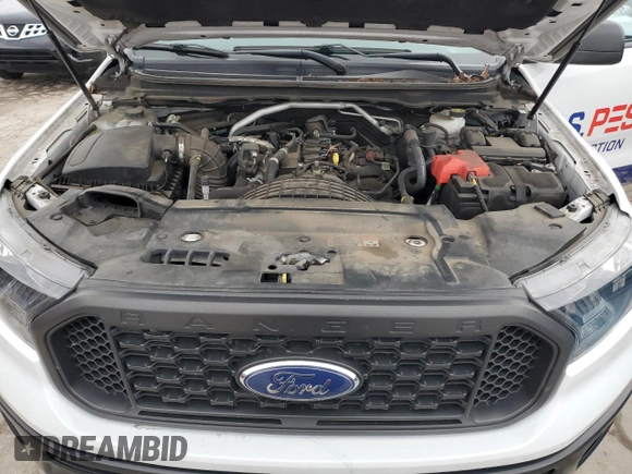 2021 Ford Ranger XL z VIN 1FTER1EH4MLD20801, wystawiony jako Copart lot #86703174 z przebiegiem 76 259 mil mil oraz Szkoda całkowita • Salvage title. Historia ofert i sprzedaży dostępna na DreamBid. Obrazek 11.