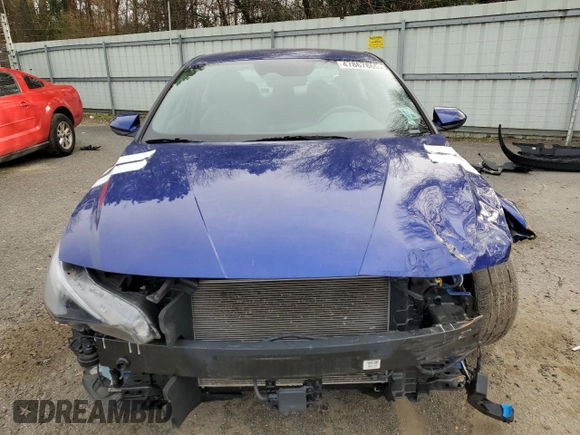 2023 Hyundai Elantra SEL with VIN KMHLS4AG9PU555411, listed as a Copart auction lot 47867865 with 23,460 mi miles and Salvage Title. Bid and sale history available at DreamBid. Image 5.