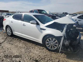 2014 Kia Optima EX with VIN 5XXGN4A77EG300577, listed as a Copart auction lot 52990645 with Not Provided miles and Salvage Title. Bid and sale history available at carsss.com. Image 4.