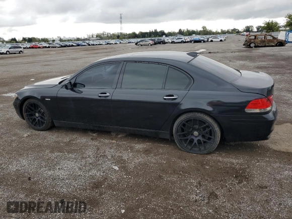 2008 BMW 7 Series 750Li with VIN WBAHN83508DT77682, listed as a Copart auction lot 72649744 with 176,832 mi miles and Clean Title. Bid and sale history available at DreamBid. Image 2.