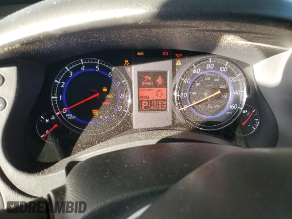 2010 Infiniti EX Journey with VIN JN1AJ0HR7AM753493, listed as a Copart auction lot 80313564 with 162,066 mi miles and Salvage Title. Bid and sale history available at DreamBid. Image 9.