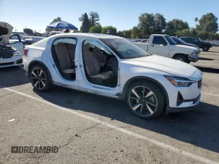 2022 Polestar 2 with VIN LPSED3KA9NL079555, listed as a Copart auction lot 67022294 with 36,781 mi miles and Salvage Title. Bid and sale history available at DreamBid. Image 4.