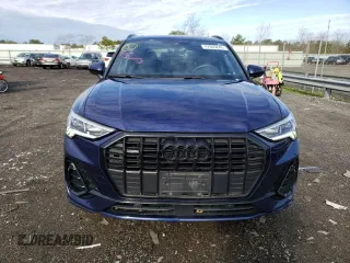 2021 Audi Q3 S line Premium Plus with VIN WA1EECF34M1061677, listed as a Copart auction lot 47665243 with 21,258 mi miles. Bid and sale history available at carsss.com. Image 5.