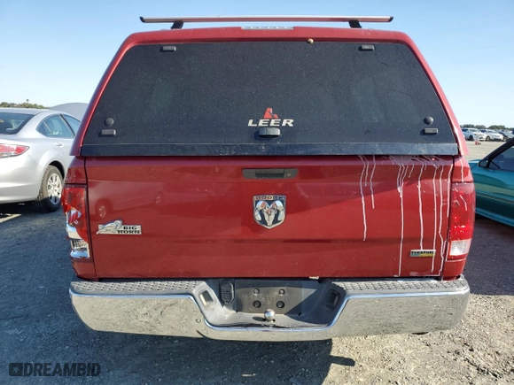 2010 Dodge Ram 1500 ST with VIN 1D7RB1GPXAS248536, listed as a Copart auction lot 69253494 with 180,383 mi miles and Salvage Title. Bid and sale history available at carsss.com. Image 6.