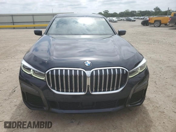 2020 BMW 7 Series 750i xDrive with VIN WBA7U2C04LGJ59672, listed as a Copart auction lot 60959675 with Not provided miles and Salvage title. Bid and sale history available at DreamBid. Image 5.