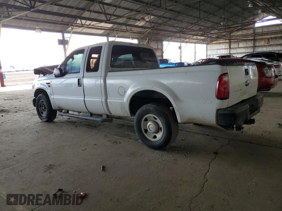 2008 Ford Super Duty F-250 SRW XL with VIN 1FTSX20Y68ED45859, listed as a Copart auction lot 48978735 with 438,078 mi miles and Salvage Title. Bid and sale history available at carsss.com. Image 2.