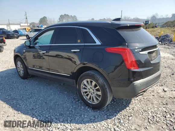 2017 Cadillac XT5 FWD with VIN 1GYKNARS8HZ241195, listed as a Copart auction lot 46613485 with 113,680 mi miles and Salvage Title. Bid and sale history available at DreamBid. Image 2.