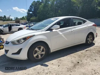 2015 Hyundai Elantra SE with VIN 5NPDH4AE1FH643433, listed as a Copart auction lot 61101305 with Not provided miles and Salvage title. Bid and sale history available at DreamBid. Image 1.