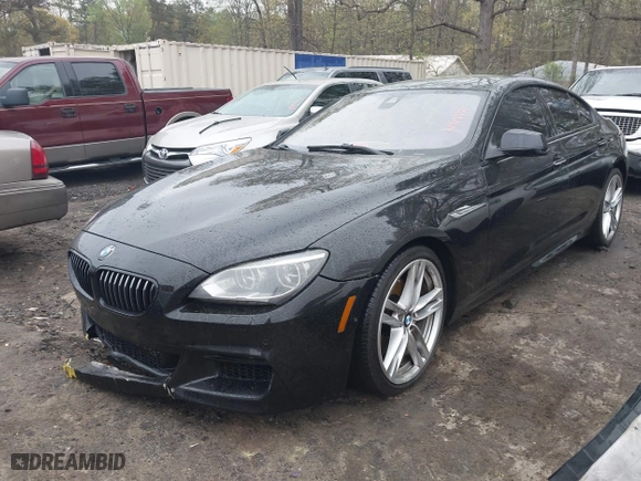 2014 BMW 6 Series 650i with VIN WBA6B2C55ED129162, listed as a IAAI auction lot 41917771 with 100,452 mi miles. Bid and sale history available at carsss.com. Image 17.