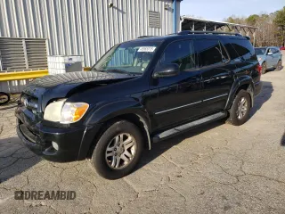2006 Toyota Sequoia Limited with VIN 5TDZT38A96S273392, listed as a Copart auction lot 45565315 with 195,580 mi miles and Salvage Title. Bid and sale history available at DreamBid. Image 1.