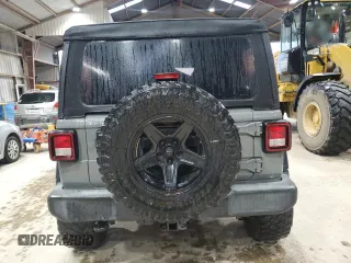 2018 Jeep Wrangler Unlimited Sport S с VIN 1C4HJXDNXJW225524, выставлен на аукционе Copart как лот 59790115 с пробегом 141 537 миль миль и Списание • Salvage title. История ставок и продаж доступна на DreamBid. Изображение 6.