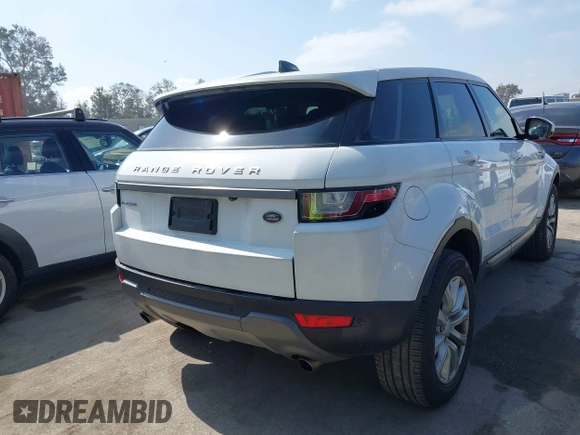 2018 Land Rover Range Rover Evoque SE with VIN SALVP2RX7JH301986, listed as a IAAI auction lot 42571274 with 53,396 mi miles and . Bid and sale history available at DreamBid. Image 4.