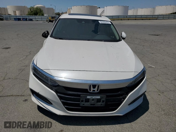 2018 Honda Accord EX-L with VIN 1HGCV2F52JA033835, listed as a Copart auction lot 64260455 with 256,087 mi miles and Salvage title. Bid and sale history available at DreamBid. Image 5.