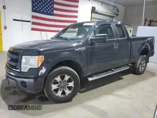 2014 Ford F-150 XL with VIN 1FTEX1EM4EFC52714, listed as a Copart auction lot 53855515 with 154,816 mi miles and Salvage title. Bid and sale history available at DreamBid. Image 1.