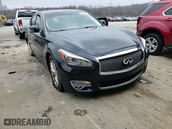 2017 Infiniti Q70 3.7 with VIN JN1BY1AP9HM740558, listed as a Copart auction lot 45380705 with 143,810 mi miles and Salvage title. Bid and sale history available at DreamBid. Image 10.