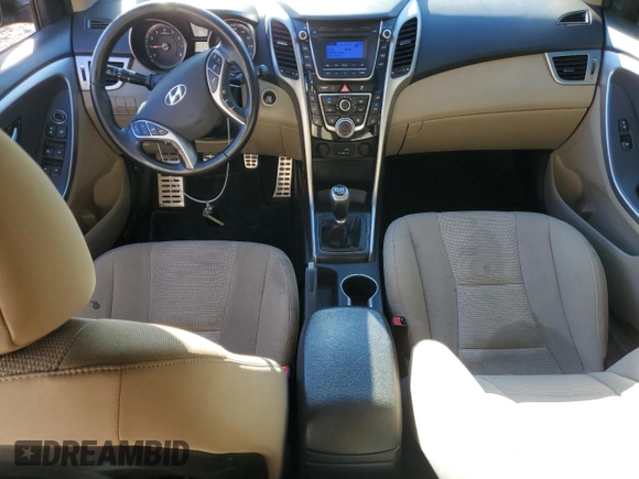 2016 Hyundai Elantra GT with VIN KMHD35LH5GU263767, listed as a Copart auction lot 76123314 with 167,818 mi miles and Salvage Title. Bid and sale history available at carsss.com. Image 8.