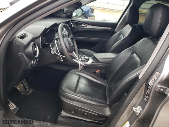 2018 Alfa Romeo Stelvio Sport with VIN ZASFAKPN5J7B91080, listed as a Copart auction lot 42786345 with 62,891 mi miles and Salvage Title. Bid and sale history available at carsss.com. Image 7.