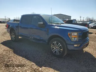 2023 Ford F-150 XL with VIN 1FTEW1EP4PKE26482, listed as a Copart auction lot 51095425 with 4,132 mi miles and Salvage Title. Bid and sale history available at carsss.com. Image 4.