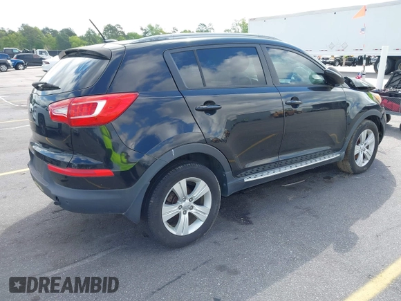 2013 Kia Sportage LX with VIN KNDPB3A27D7428624, listed as a IAAI auction lot 42006497 with 91,244 mi miles. Bid and sale history available at carsss.com. Image 4.