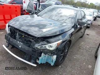 2018 Infiniti Q50 3.0t LUXE with VIN JN1EV7AP1JM355638, listed as a IAAI auction lot 41954052 with 66,663 mi miles. Bid and sale history available at carsss.com. Image 18.