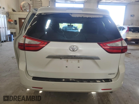 2016 Toyota Sienna XLE with VIN 5TDYK3DC1GS712589, listed as a Copart auction lot 53481245 with 125,487 mi miles and Salvage Title. Bid and sale history available at carsss.com. Image 6.