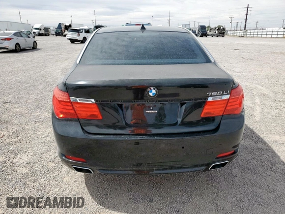 2009 BMW 7 Series 750Li with VIN WBAKB83569CY57456, listed as a Copart auction lot 56789415 with 103,139 mi miles and Clean title. Bid and sale history available at DreamBid. Image 6.
