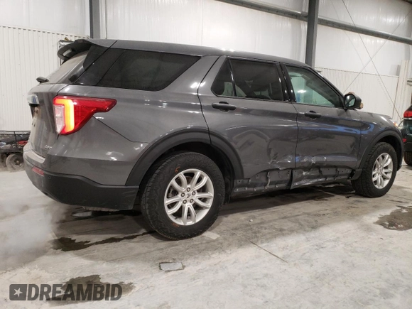 2021 Ford Explorer with VIN 1FMSK8BH9MGA15836, listed as a Copart auction lot 89167255 with 112,345 mi miles and Salvage Title. Bid and sale history available at carsss.com. Image 3.