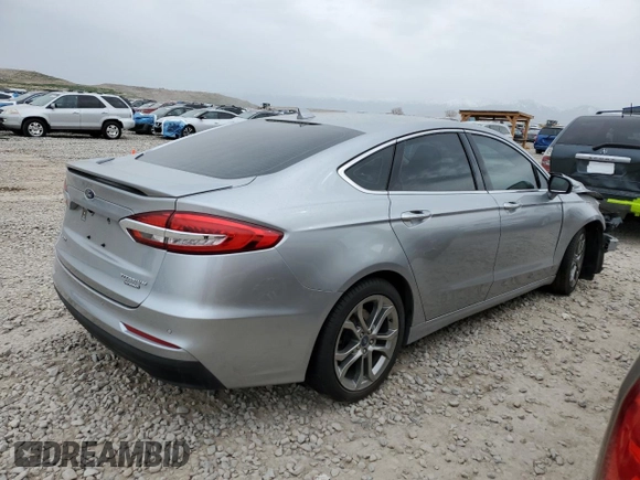 2020 Ford Fusion Titanium with VIN 3FA6P0RU3LR141506, listed as a Copart auction lot 51148685 with Not provided miles and Salvage title. Bid and sale history available at DreamBid. Image 3.