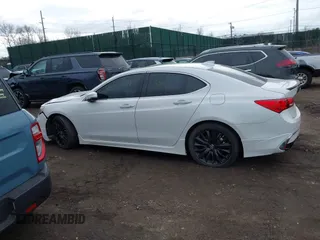 2019 Acura TLX w/Advance Pkg with VIN 19UUB3F84KA003847, listed as a IAAI auction lot 41735006 with 999,999 mi miles. Bid and sale history available at carsss.com. Image 13.