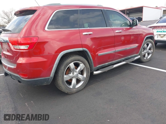 2011 Jeep Grand Cherokee Overland with VIN 1J4RS6GT4BC561169, listed as a IAAI auction lot 41847912 with 220,713 mi miles and . Bid and sale history available at DreamBid. Image 4.