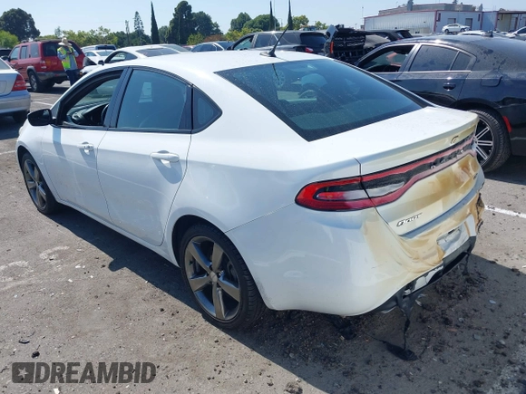 2016 Dodge Dart GT with VIN 1C3CDFEB1GD728240, listed as a IAAI auction lot 42625058 with 104,423 mi miles and . Bid and sale history available at DreamBid. Image 3.