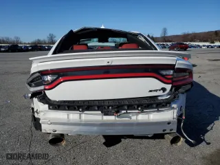 2021 Dodge Charger SRT Hellcat Widebody with VIN 2C3CDXL92MH596142, listed as a Copart auction lot 48204835 with 21,558 mi miles and Salvage Title. Bid and sale history available at carsss.com. Image 6.
