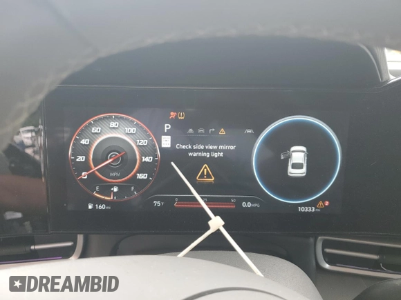 2024 Hyundai Elantra SEL with VIN KMHLS4DG3RU835436, listed as a Copart auction lot 57884035 with 10,333 mi miles and Clean title. Bid and sale history available at DreamBid. Image 9.