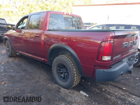 2017 Ram 1500 Rebel with VIN 1C6RR7YT6HS760106, listed as a IAAI auction lot 41671874 with 102,101 mi miles and . Bid and sale history available at DreamBid. Image 3.