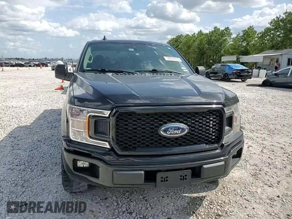 2020 Ford F-150 XL with VIN 1FTEW1CP2LKE78545, listed as a Copart auction lot 59577415 with 110,876 mi miles and Salvage title. Bid and sale history available at DreamBid. Image 13.