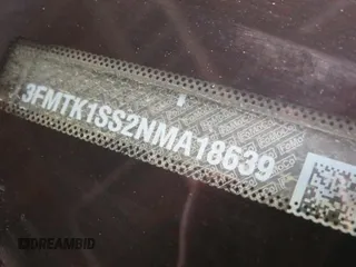 2022 Ford Mustang Mach-E Select z VIN 3FMTK1SS2NMA18639, wystawiony jako Copart lot #58605435 z przebiegiem 8 454 mil mil oraz Szkoda całkowita • Salvage title. Historia ofert i sprzedaży dostępna na DreamBid. Obrazek 10.