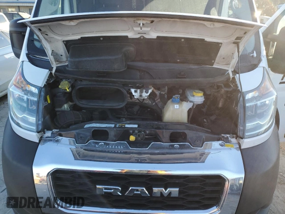 2020 Ram ProMaster Cargo with VIN 3C6TRVDG9LE110166, listed as a Copart auction lot 84002284 with 418,919 mi miles and Clean Title. Bid and sale history available at carsss.com. Image 12.