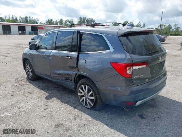 2019 Honda Pilot EX-L with VIN 5FNYF5H58KB045870, listed as a IAAI auction lot 41418635 with 44,093 mi miles. Bid and sale history available at carsss.com. Image 3.