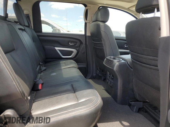 2020 Nissan Titan Platinum Reserve with VIN 1N6AA1EF7LN505610, listed as a Copart auction lot 66537654 with 53,471 mi miles and Salvage title. Bid and sale history available at DreamBid. Image 10.