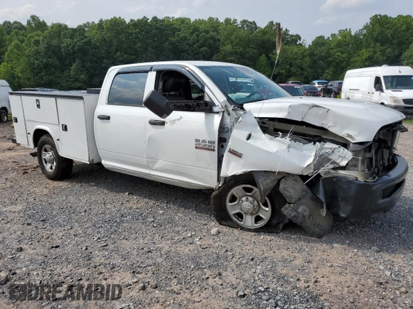 2018 Ram 2500 Tradesman with VIN 3C7WR4HJ4JG183620, listed as a Copart auction lot 64699464 with 0 mi miles and Salvage Title. Bid and sale history available at carsss.com. Image 4.