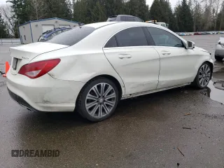 2017 Mercedes-Benz CLA 250 with VIN WDDSJ4GB0HN492621, listed as a Copart auction lot 45996715 with 110,630 mi miles and Salvage Title. Bid and sale history available at DreamBid. Image 3.