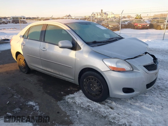 2010 Toyota Yaris with VIN JTDBT4K38A4076168, listed as a IAAI auction lot 41635379 with 156,016 mi miles. Bid and sale history available at carsss.com. Image 1.