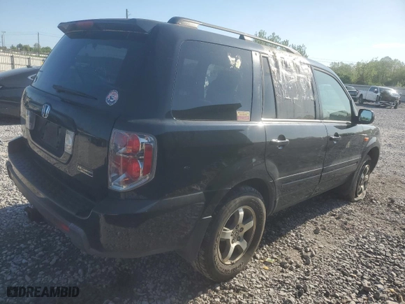 2006 Honda Pilot EX-L with VIN 5FNYF28556B033213, listed as a Copart auction lot 52238695 with 233,275 mi miles and Clean Title. Bid and sale history available at carsss.com. Image 3.