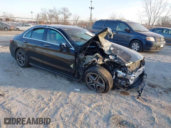 2021 Mercedes-Benz C 300 with VIN W1KWF8EB6MR649617, listed as a IAAI auction lot 41281592 with Not provided miles and . Bid and sale history available at DreamBid. Image 1.